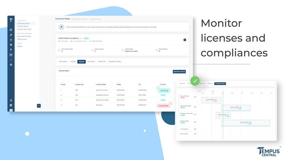 Contractor Management Software